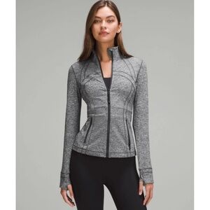 NWT Lululemon Define‎ Heathered Black Jacket Size 8 LW4AWCS